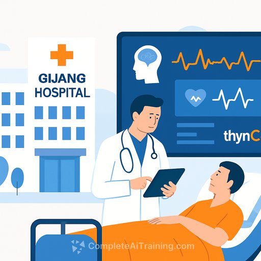 Gijang Hospital in Busan adopts Daewoong Pharmaceutical's AI monitoring system thynC for patient safety