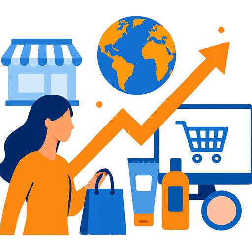 Global beauty market grows 10% as e-commerce outpaces in-store sales by sixfold, NIQ report finds