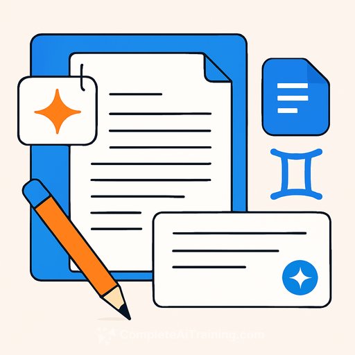 Google adds Gemini writing and style-matching tools to Docs for Workspace subscribers