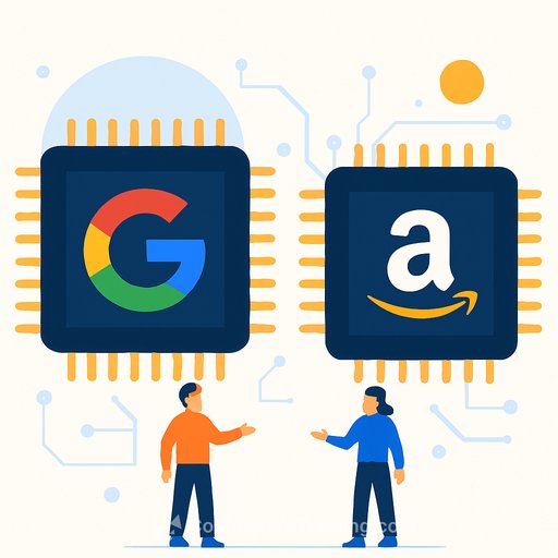 Google and Amazon push to sell in-house AI chips to other companies