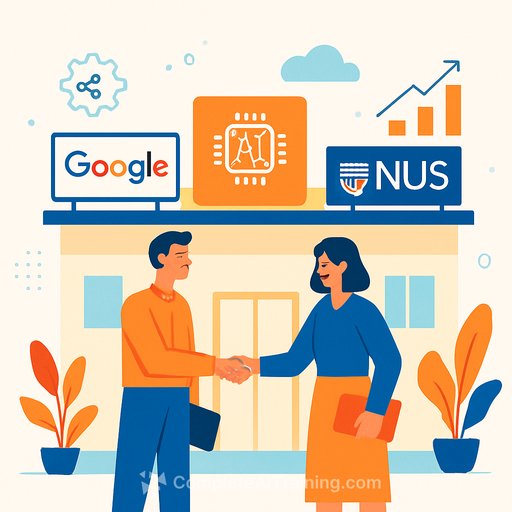 Google and NUS Launch Joint Centre to Accelerate Applied AI Research and Develop Talent in Singapore