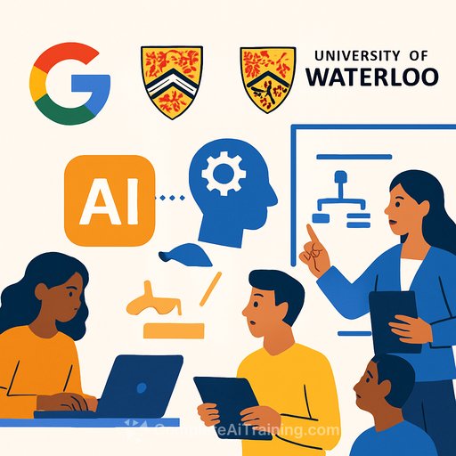 Google and University of Waterloo launch Future of Work Institute on AI in education and career readiness