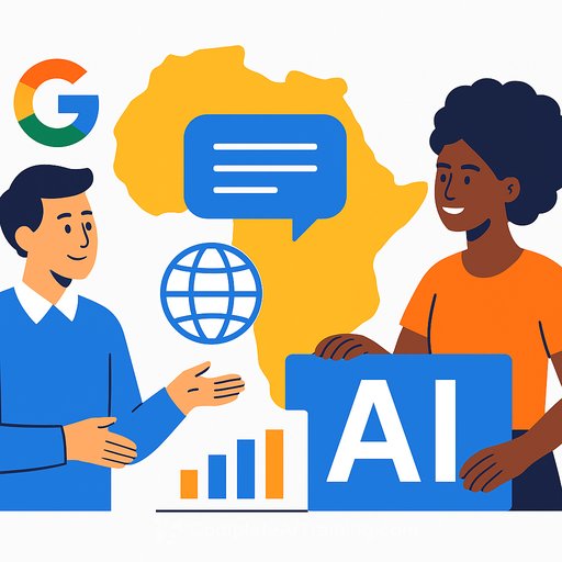 Google backs Africa's push to own its AI language data