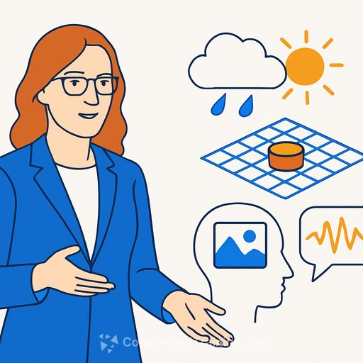 Google DeepMind VP Raia Hadsell outlines research agenda spanning weather forecasting, 3D simulation and multimodal AI