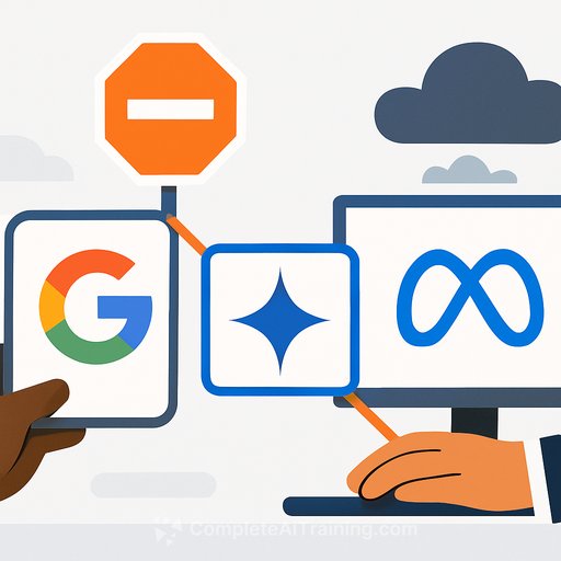 Google limits Meta's Gemini AI access amid computing capacity shortage