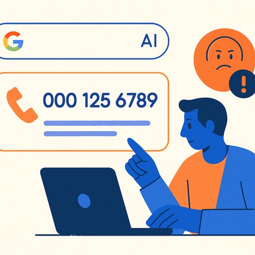 Google’s AI Results Are Listing Fake Customer Support Numbers—Putting Users at Risk of Scams