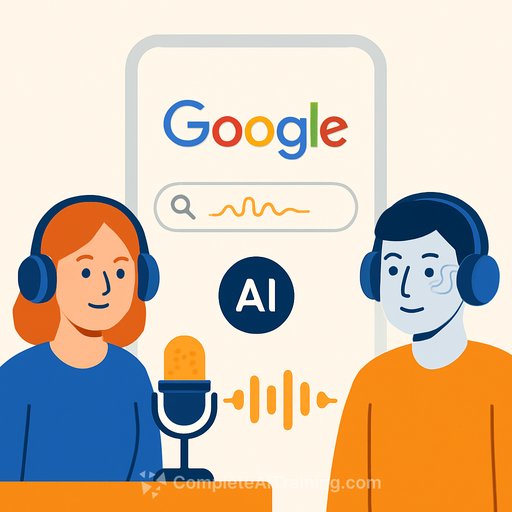 Google Search Now Answers Questions With AI-Generated Podcast Hosts