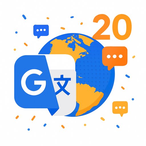 Google Translate turns 20, now serves over a billion users monthly across nearly 250 languages