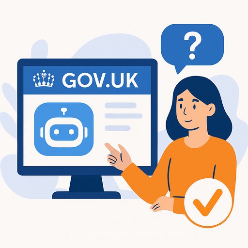 GOV.UK launches AI chat tool to help people find government services and benefits