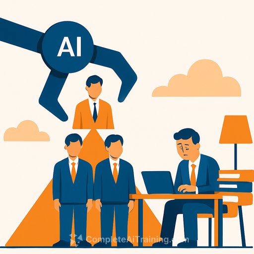 Great Flattening: AI Slashes Middle Management and Triples the Load