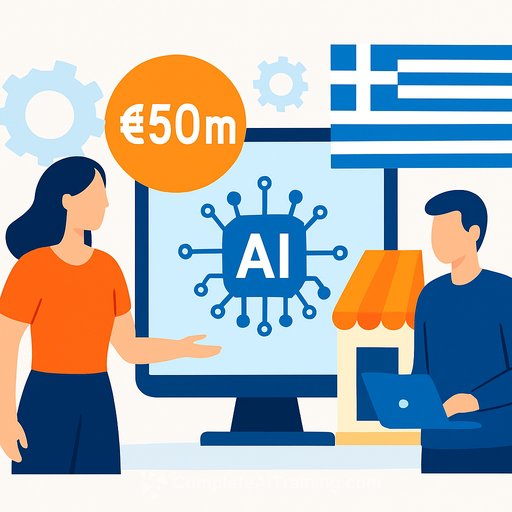 Greece launches €150m funding program to help small businesses adopt AI