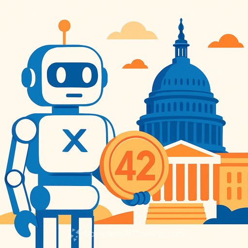 Grok Goes to Washington: xAI Lands 42-Cent Federal Deal for 18 Months