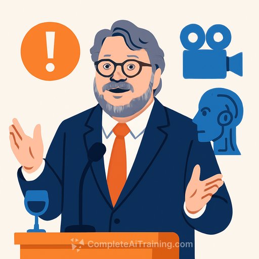 Guillermo del Toro warns of cinema illiteracy and AI threats at BFI fellowship dinner