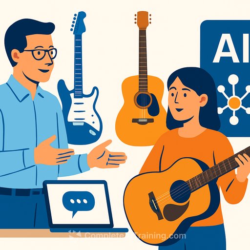 Guitar Center's CEO explains how AI is coaching staff and helping shoppers pick gear