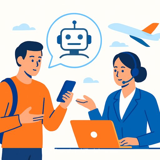Half of U.S. travelers say they don't care if AI or humans resolve their airline issues, survey finds