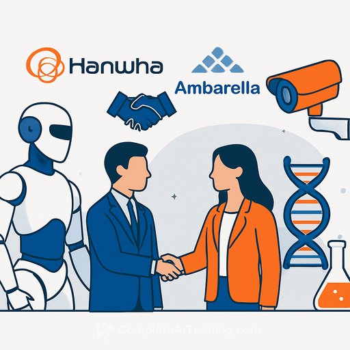 Hanwha and Ambarella sign $800 million edge AI partnership spanning robotics, security and life sciences