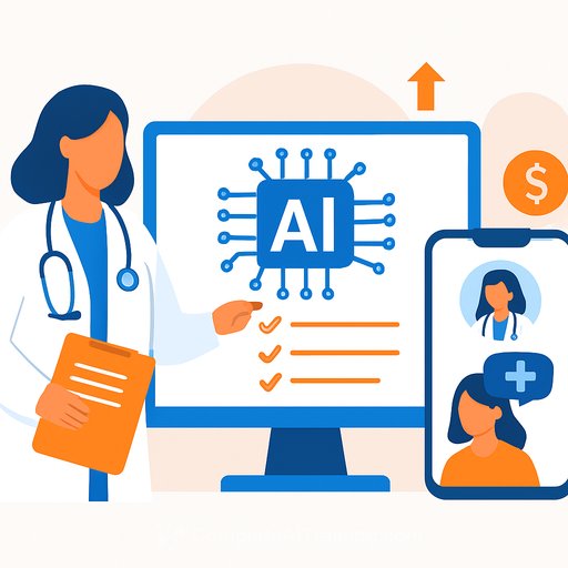 Health systems focus AI investments on administrative tasks while virtual care usage rises amid financial losses