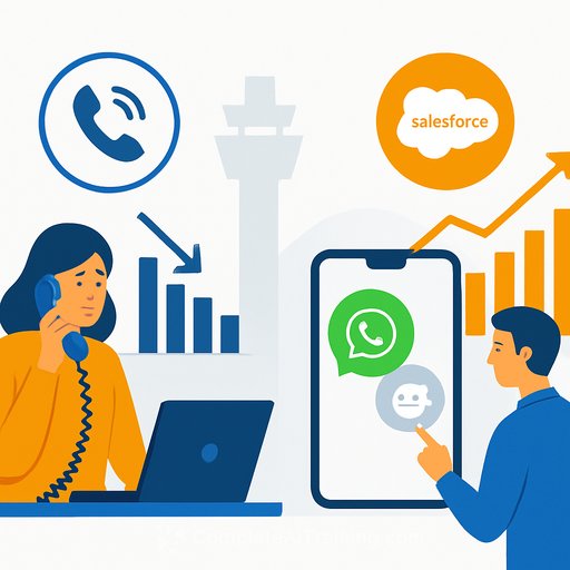Heathrow cuts phone inquiries from 70% to 10% after launching WhatsApp AI agent built on Salesforce