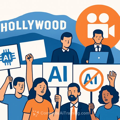 Hollywood studios increase AI hiring despite industry protests.