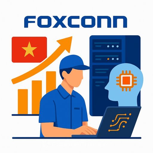 Hon Hai Bets on AI Servers and a Smartphone Rebound to Lift Sales by Double Digits