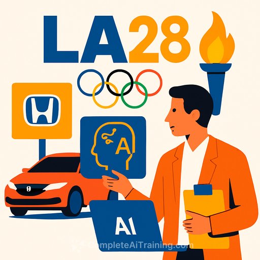 Honda’s Bold Play at the LA28 Olympics: Sponsorship, AI Innovation, and a Marketer’s Unique Approach