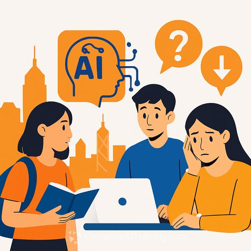 Hong Kong Students Embrace AI’s Influence on Education Amid Record Stress Over Future Paths