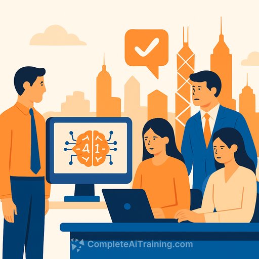 Hong Kong tests AI in three departments to speed up services, not cut jobs