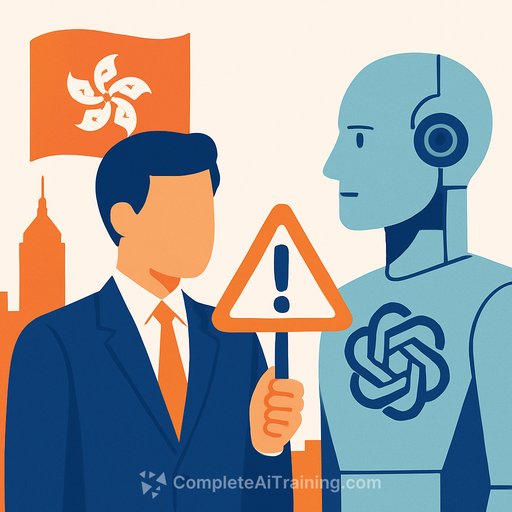 Hong Kong warns AI users of legal risks ahead of new ChatGPT-style tool launch