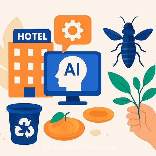 Hotels Are Cutting Food Waste and Emissions with AI, Smaller Plates - and Black Soldier Fly Larvae