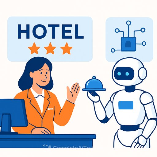 Hotels use artificial intelligence for routine tasks but retain human staff for personal service