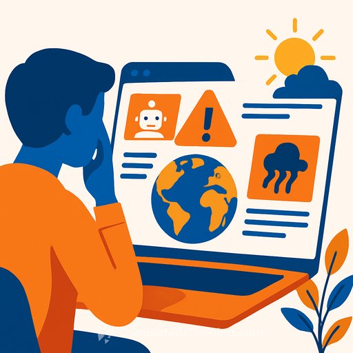 How AI-Generated Websites Spread Climate Change Misinformation