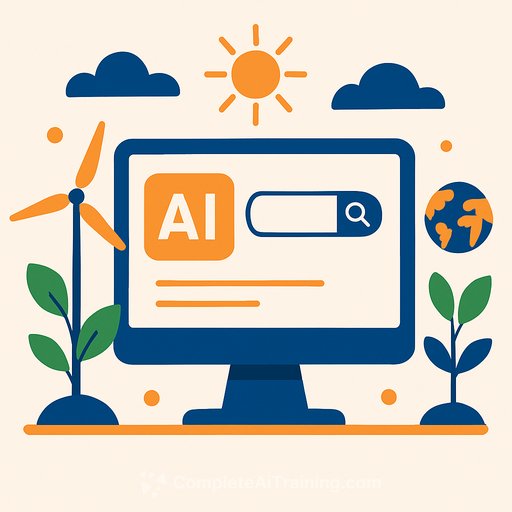 How AI Search Efficiency Is Redefining Its Climate Impact