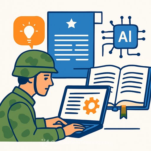 How Army Writers Use AI to Keep Warfighting Manuals Clear and Current