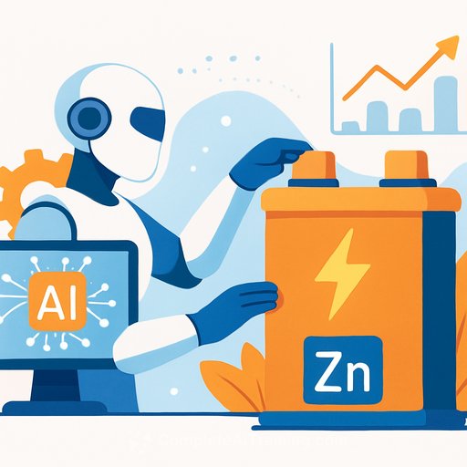 How Artificial Intelligence Is Advancing Zinc-Ion Battery Efficiency and Safety