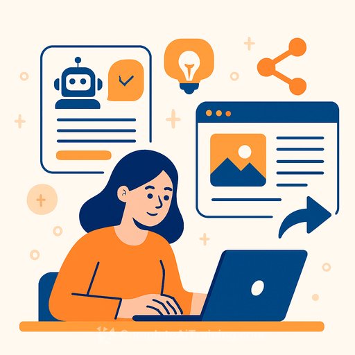 How to Use AI Writing Prompts to Create and Share Helpful Content Online