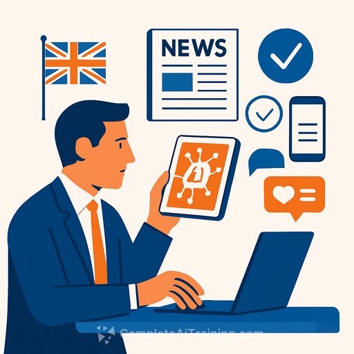 How UK Decision Makers Get Their News: AI, Trusted Brands and Social Media Trends