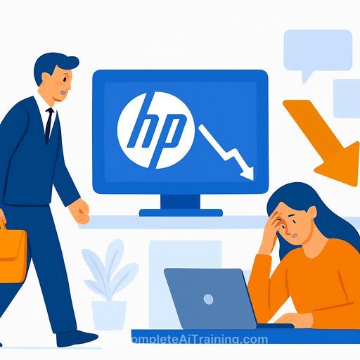 HP plans up to 6,000 job cuts by 2028 as it ramps up AI; shares slide on softer outlook and rising chip costs