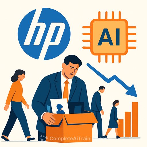 HP to Cut Up to 6,000 Jobs in AI Shift, Targeting $1bn a Year by 2028