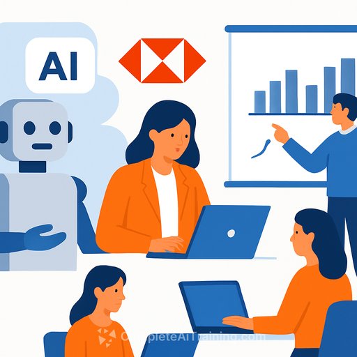HSBC retrains 200,000 staff as AI reshapes banking jobs