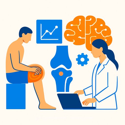 HSS researchers use machine learning to identify long-term pain risk after knee replacement surgery