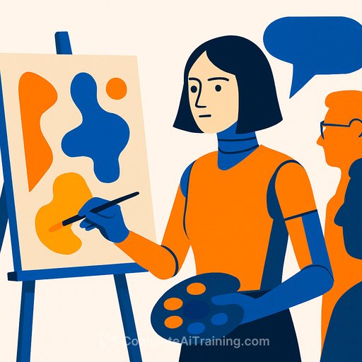 Humanoid Robot Artist Ai-Da Sparks Debate on Creativity and the Future of Art