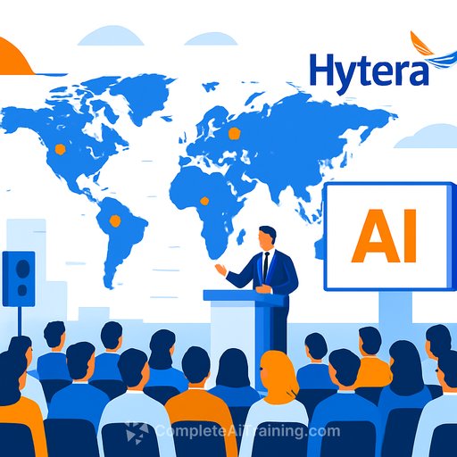 Hytera brings together 500 partners from 60 countries at Shanghai summit to advance AI communications strategy