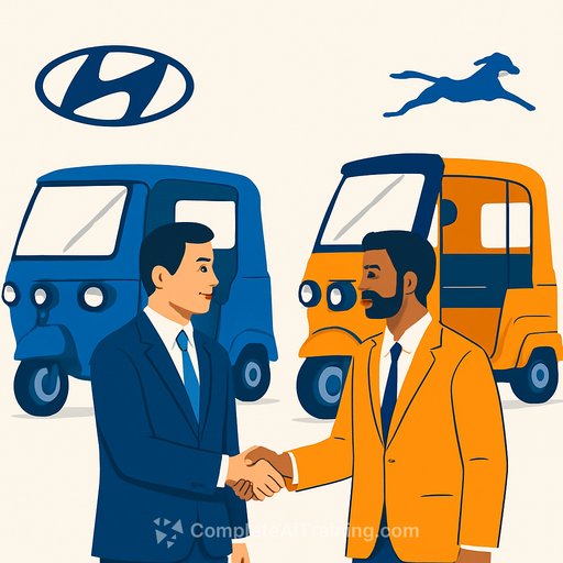 Hyundai and TVS Motor sign deal to co-develop electric three-wheelers for India