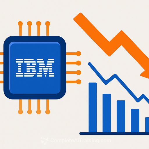 IBM shares fall after company unveils sub-1-nanometer chip