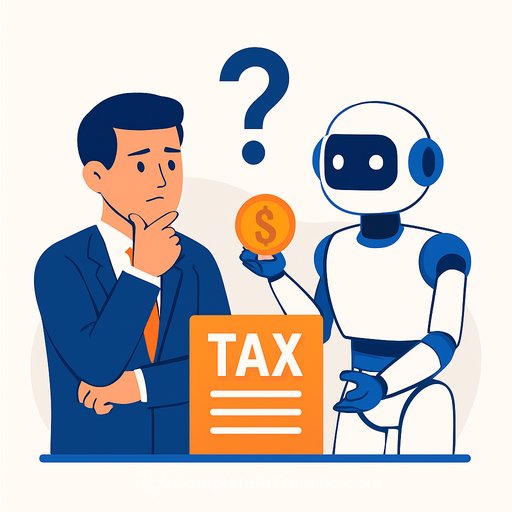 If AI Takes Your Job, Should It Pay Your Taxes?