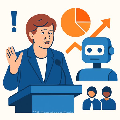 IMF chief Georgieva's Davos warning: AI could disrupt 60% of jobs, squeeze the middle, and lift low-wage work