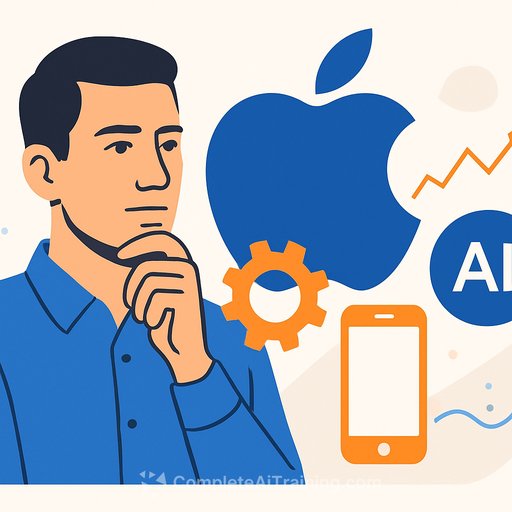 Incoming Apple chief executive John Ternus prioritizes product features over artificial intelligence revenue