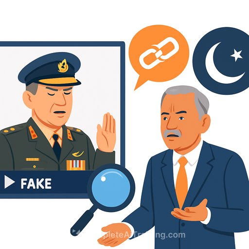 India debunks deepfake video falsely showing Chief of Defence Staff mocking Trump, links it to Pakistan propaganda accounts