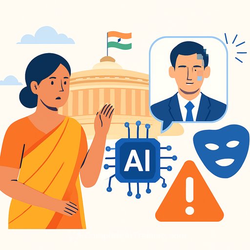 India's parliamentary panel calls for dedicated AI law amid deepfake and scam concerns