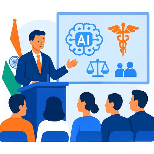 India unveils AI in healthcare strategy at World Health Assembly, citing ethics and equity as core principles